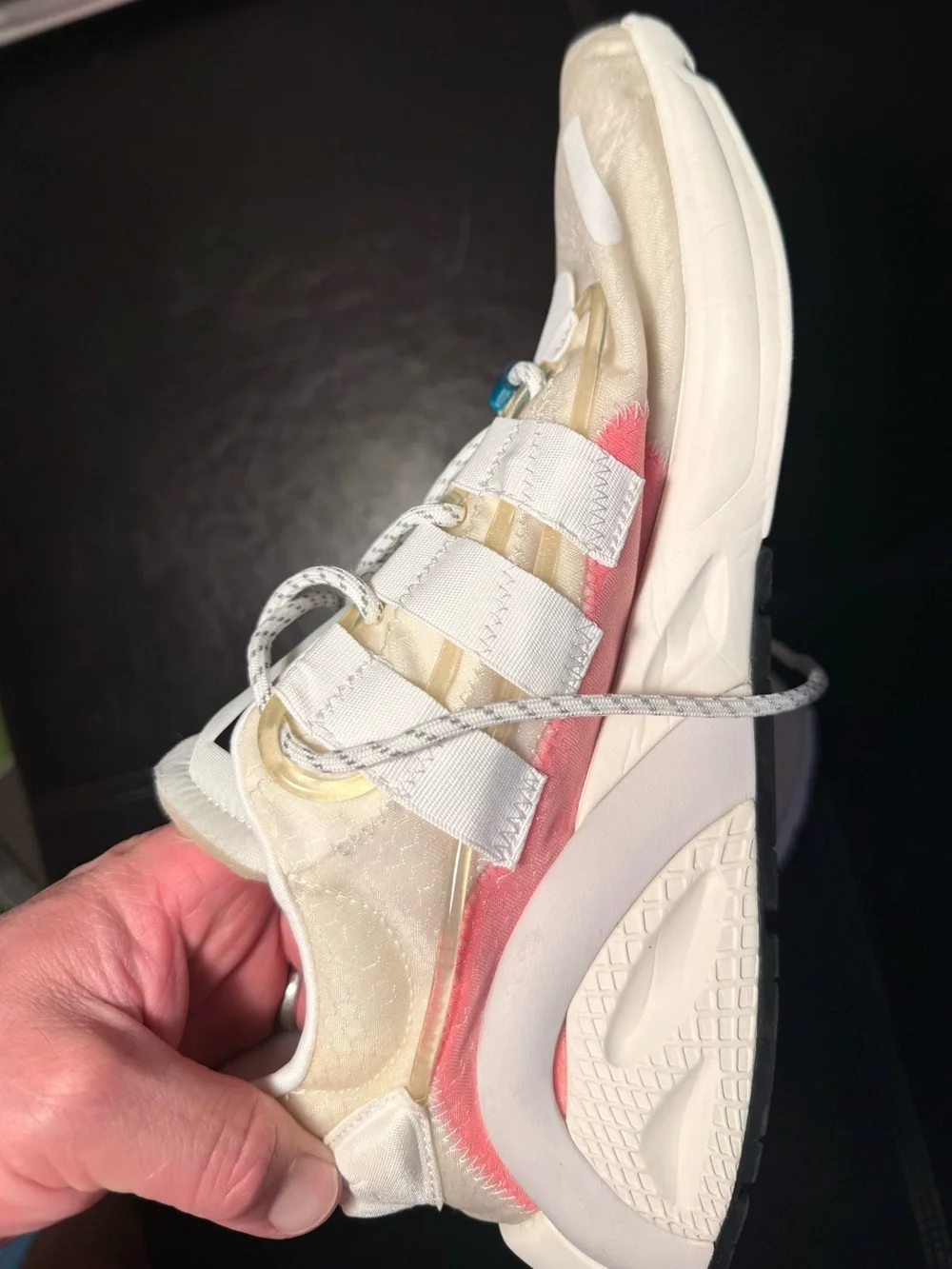 Adidas Men’s Size 10 2019 LXCON Solar Red/Cloud White /Crystal White EH